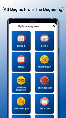 Python Programs & Exercise android App screenshot 0