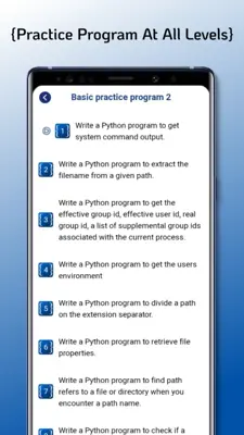 Python Programs & Exercise android App screenshot 1