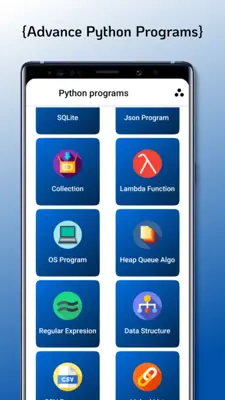 Python Programs & Exercise android App screenshot 5